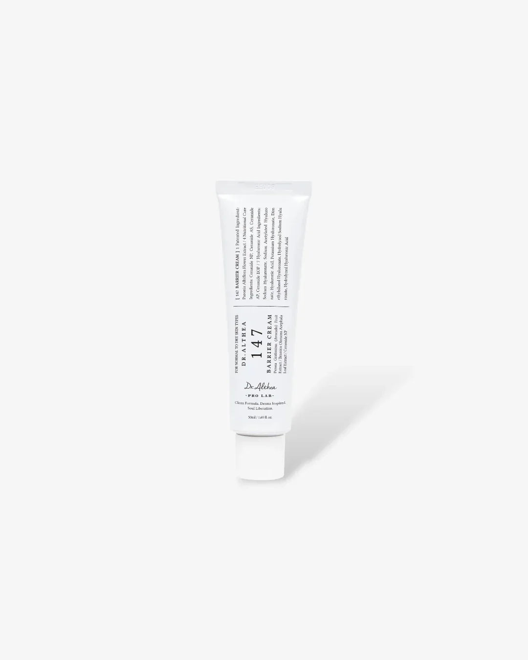 Dr. Althea 147 Barrier Cream 50ml tube with black text on white background
