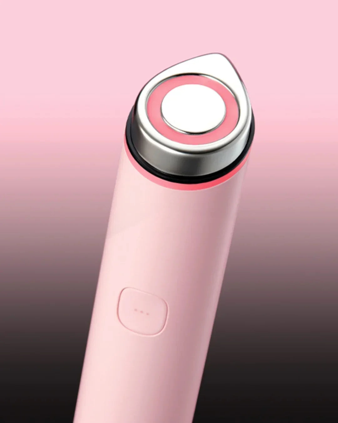 Pink age-r booster pro mini Korean beauty device on pink gradient background, Malkn UK