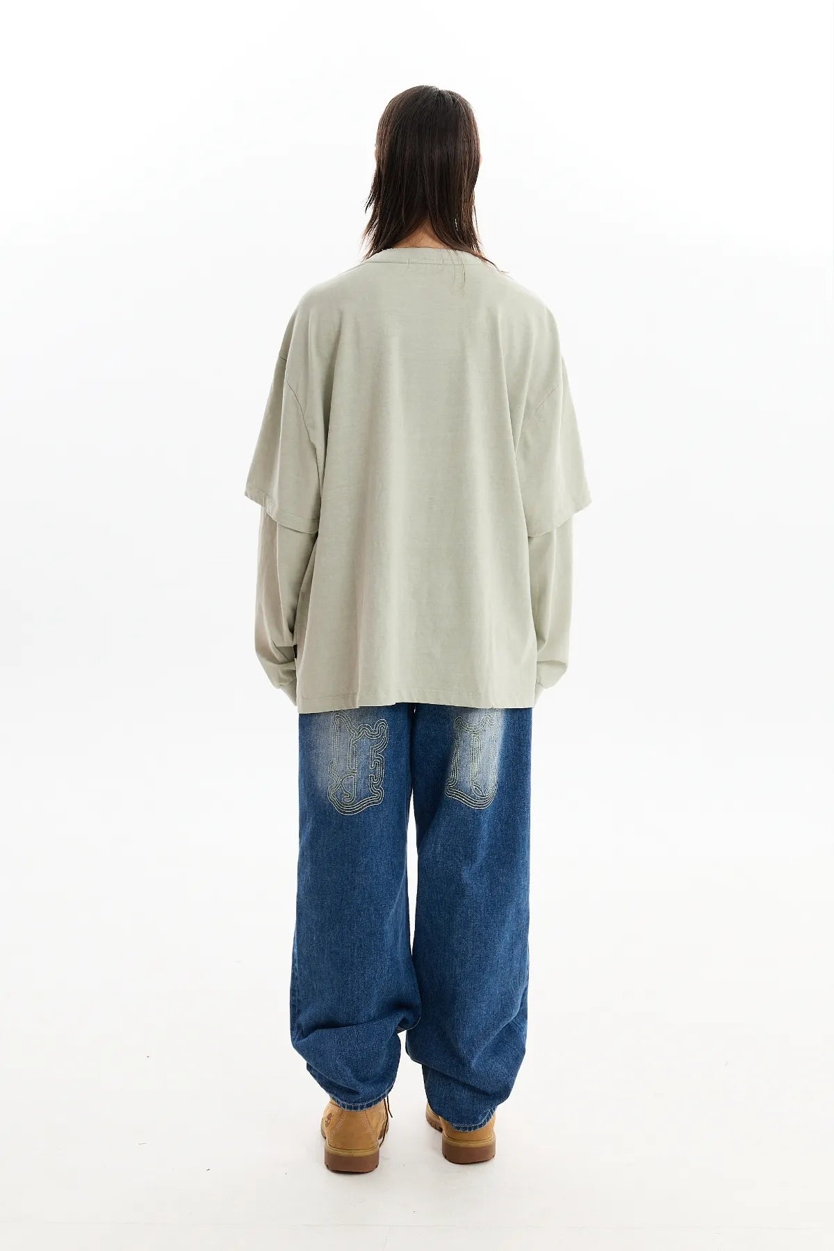Alien Hands Layered Pigment Long Sleeve T-Shirt