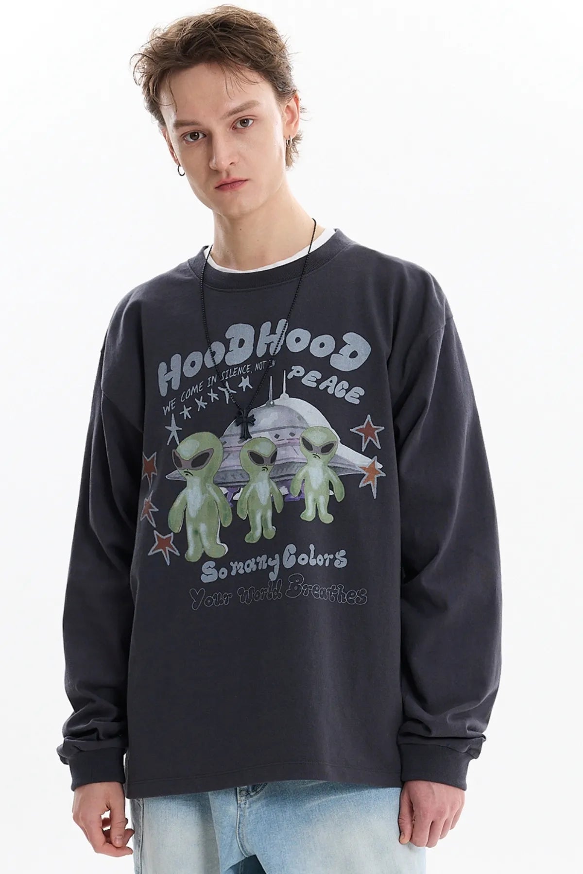 Alien Peace Long Sleeve T-shirt