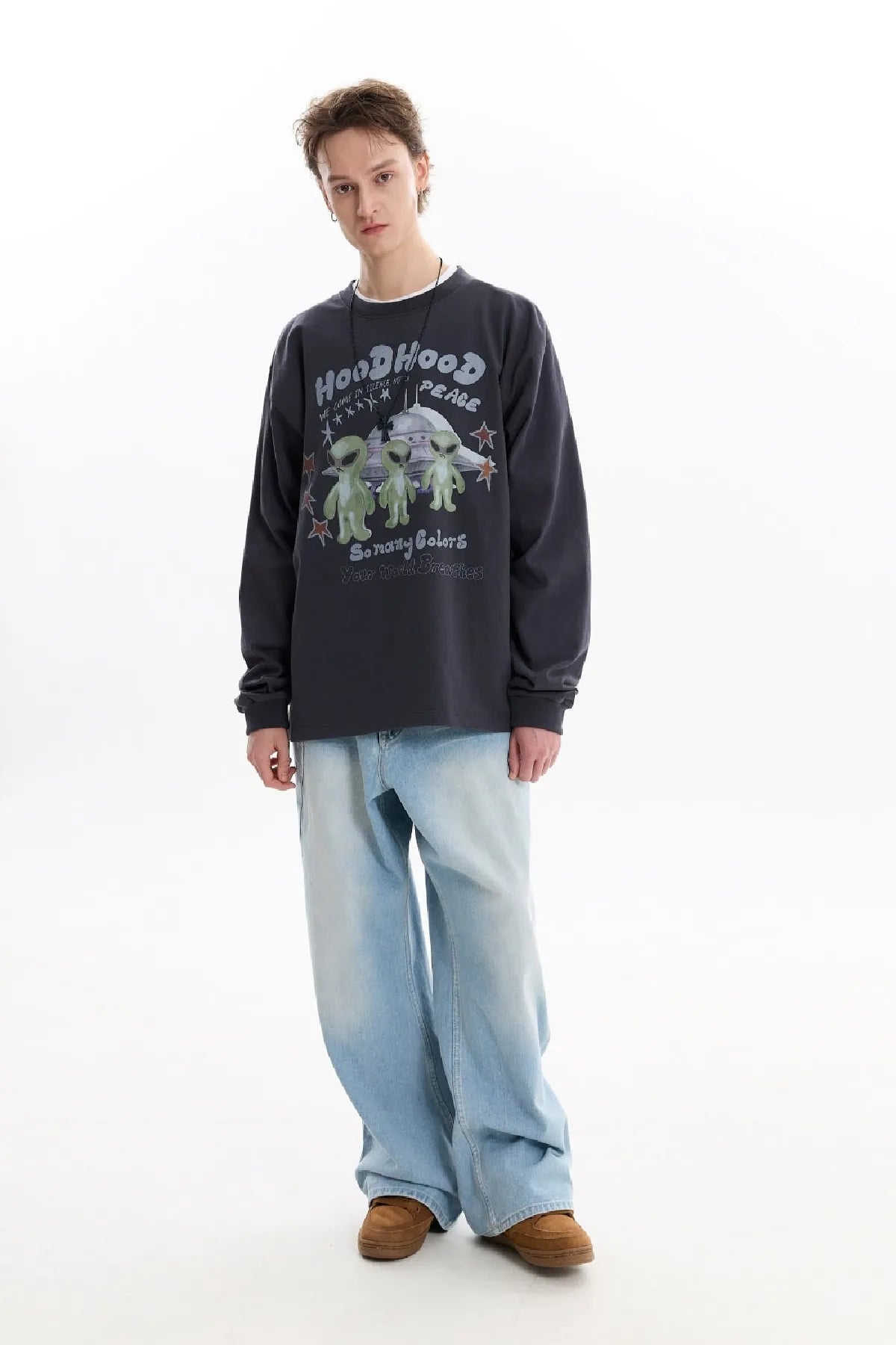Alien Peace Long Sleeve T-shirt