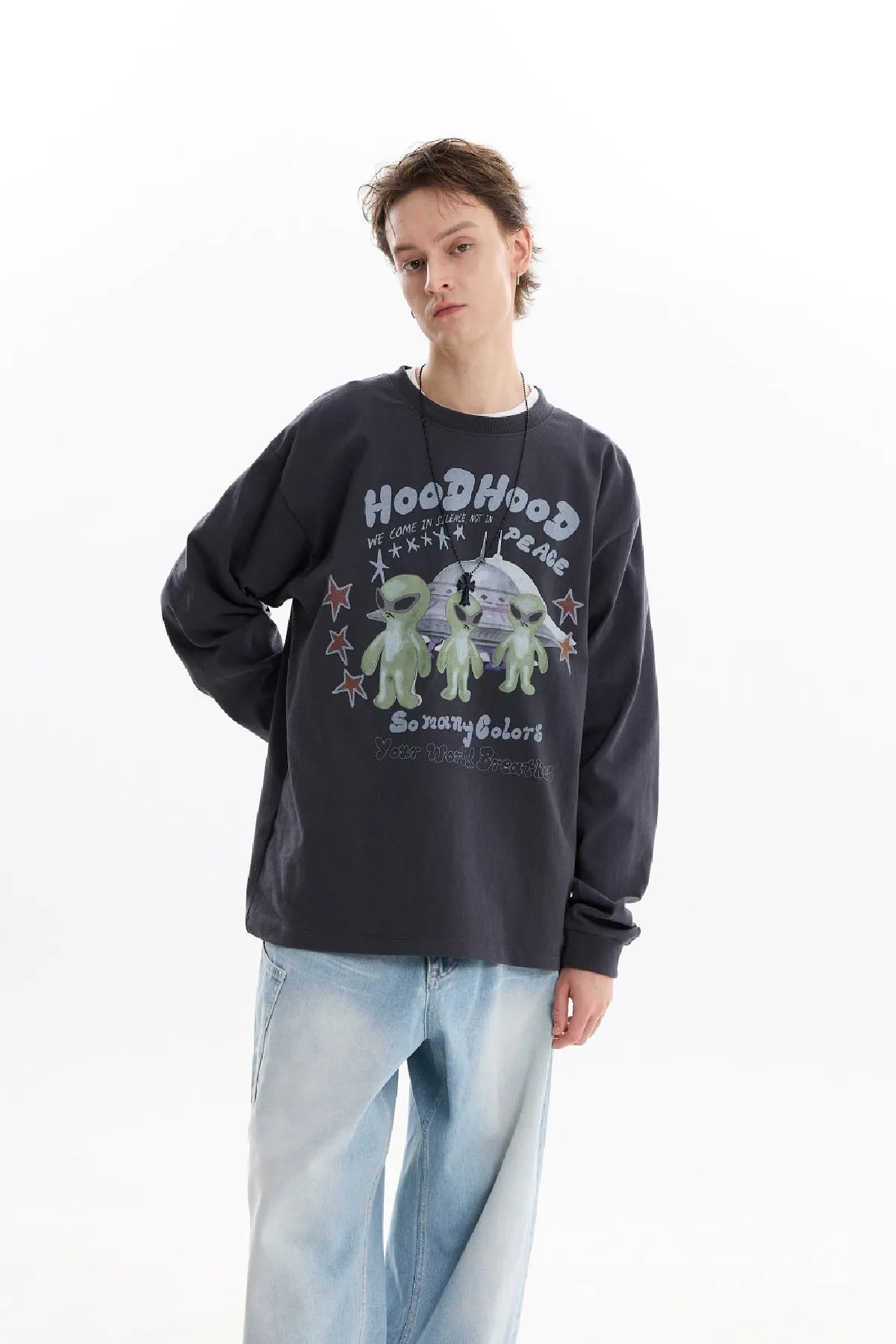Alien Peace Long Sleeve T-shirt