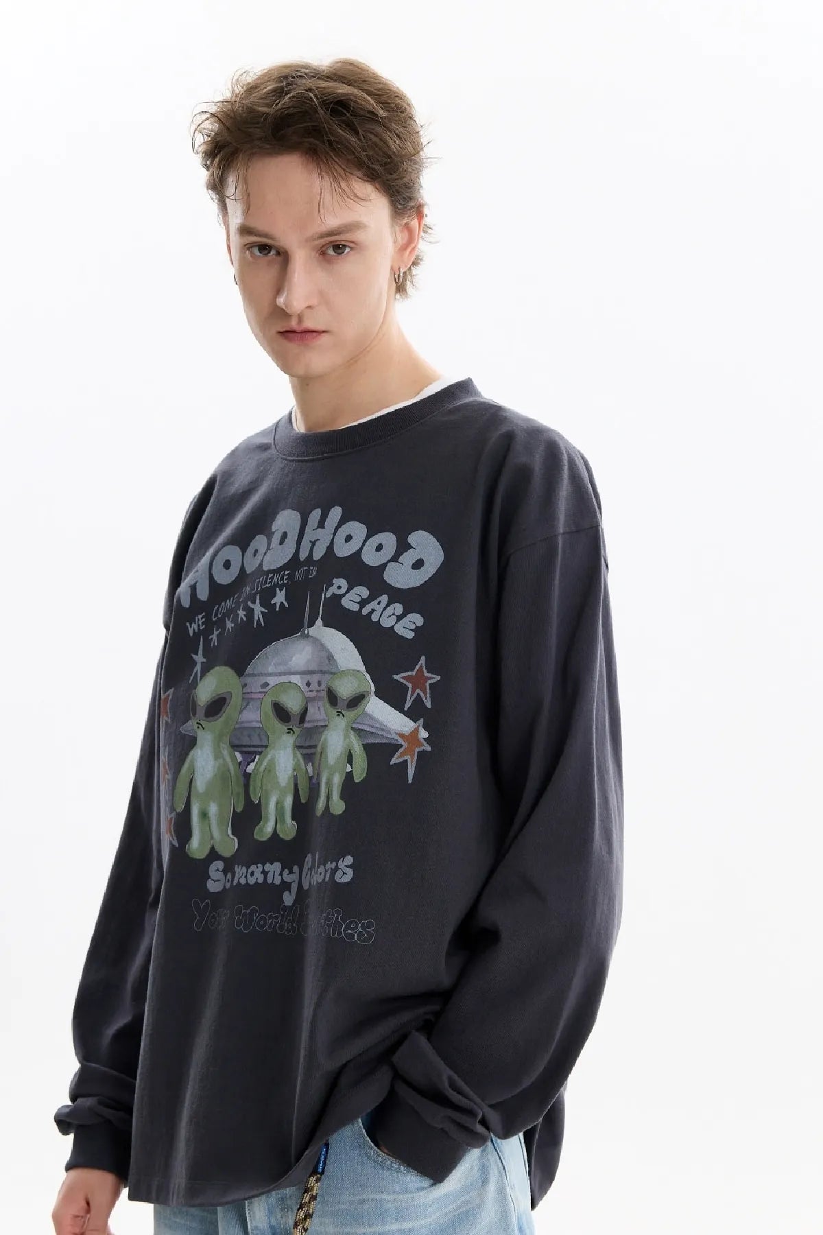 Alien Peace Long Sleeve T-shirt