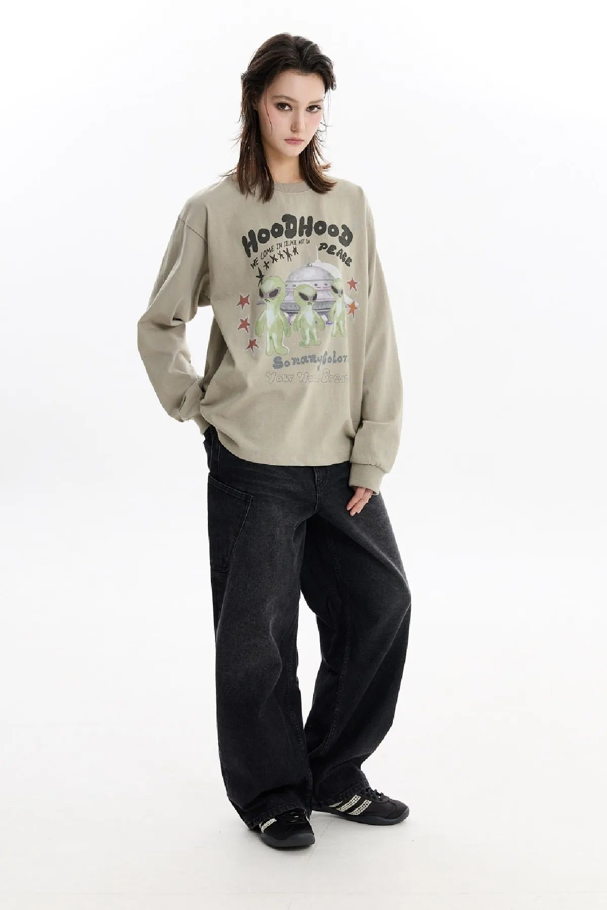 Alien Peace Long Sleeve T-shirt
