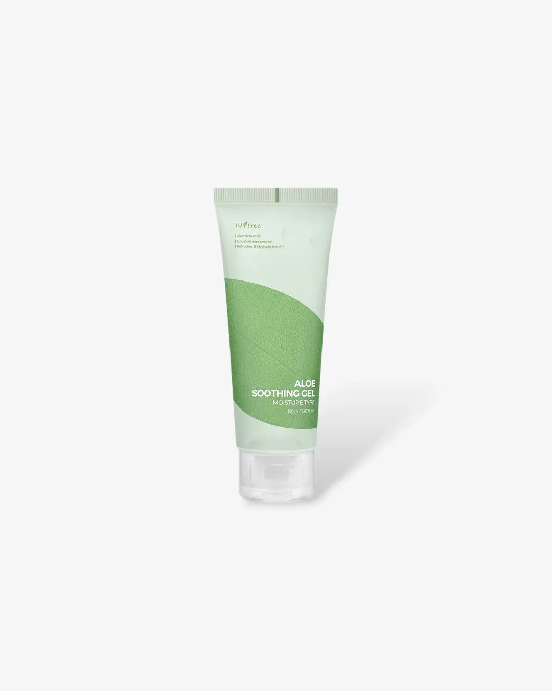 150ml tube of Isntree Aloe Soothing Gel Moisture Type on white background