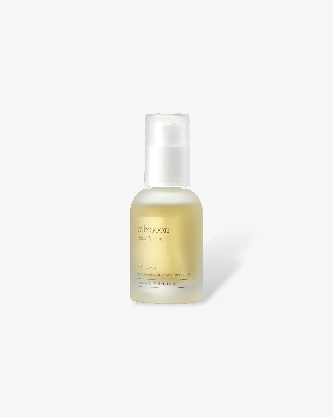 Mixsoon Bean Essence skincare serum bottle 30ml on white background