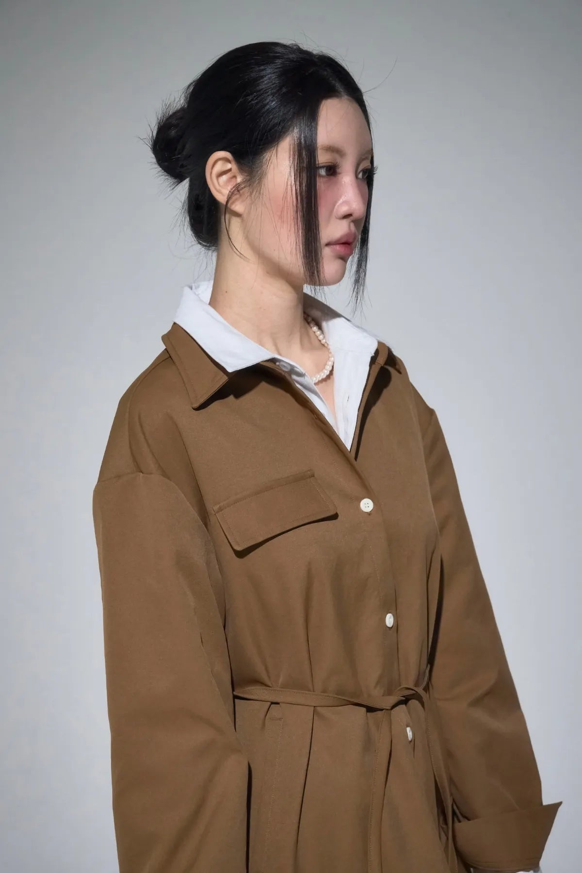 Belted Shirt Dress