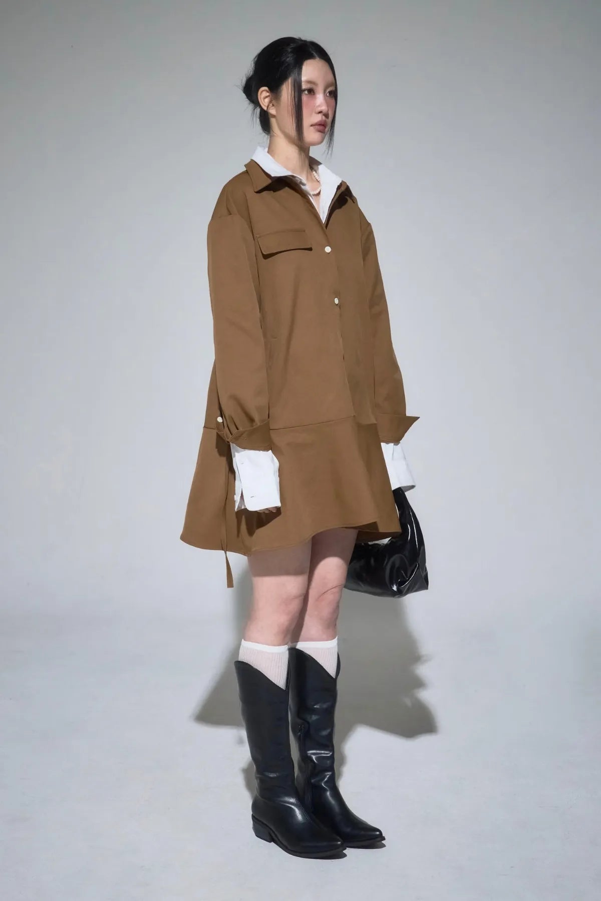 Belted Shirt Dress