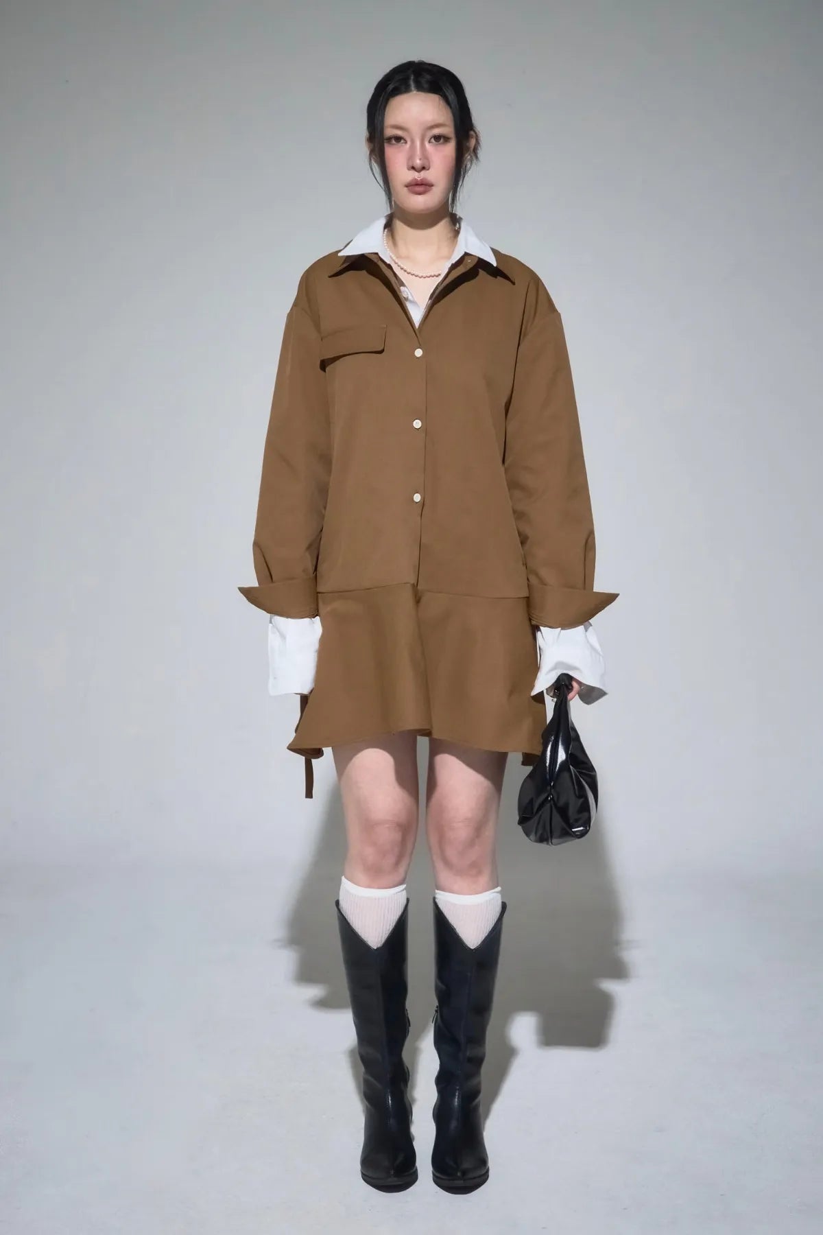 Belted Shirt Dress