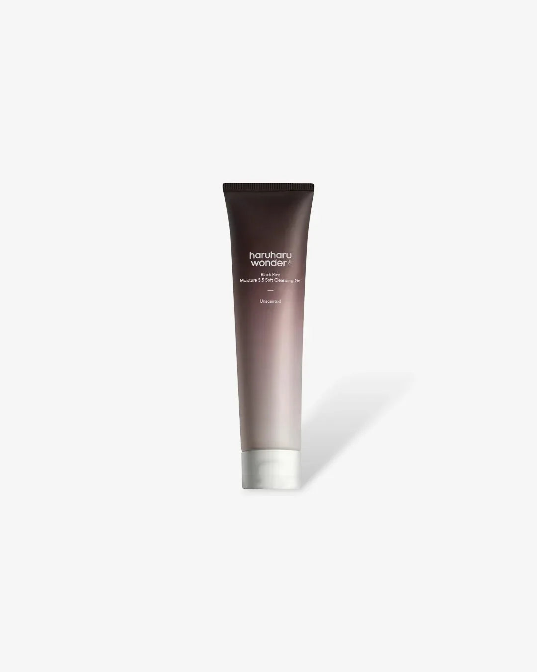 Haruharu Wonder Black Rice Moisture 5.5 Soft Cleansing Gel in a sleek gradient tube