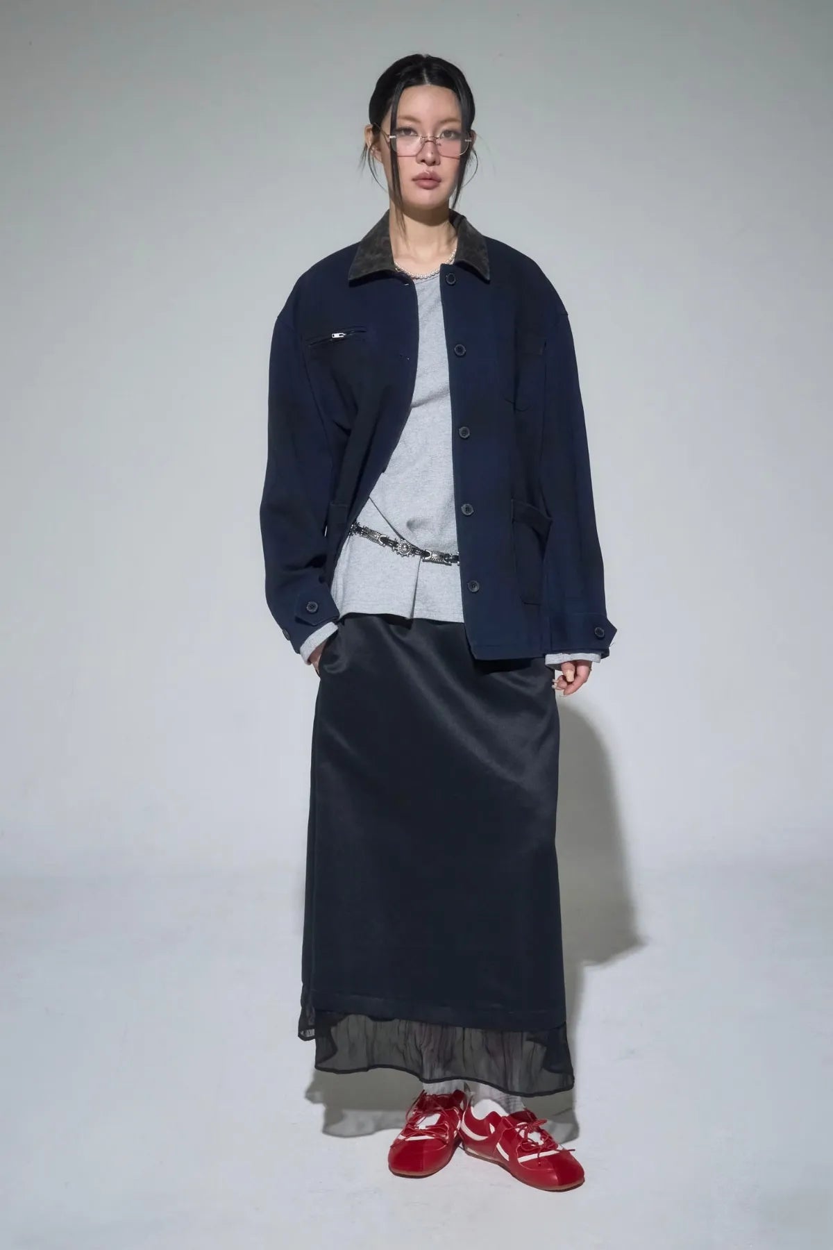 Blade Satin Skirt