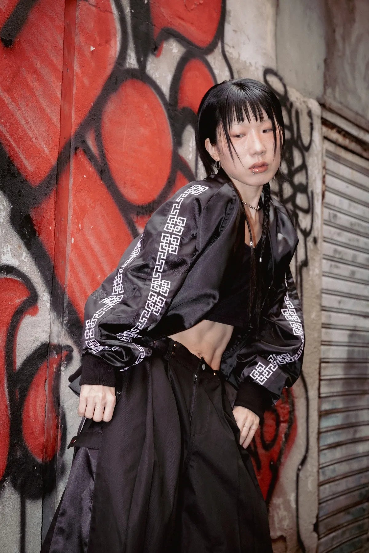 Bulgi' Unbridled Raw-Stitch Bomber