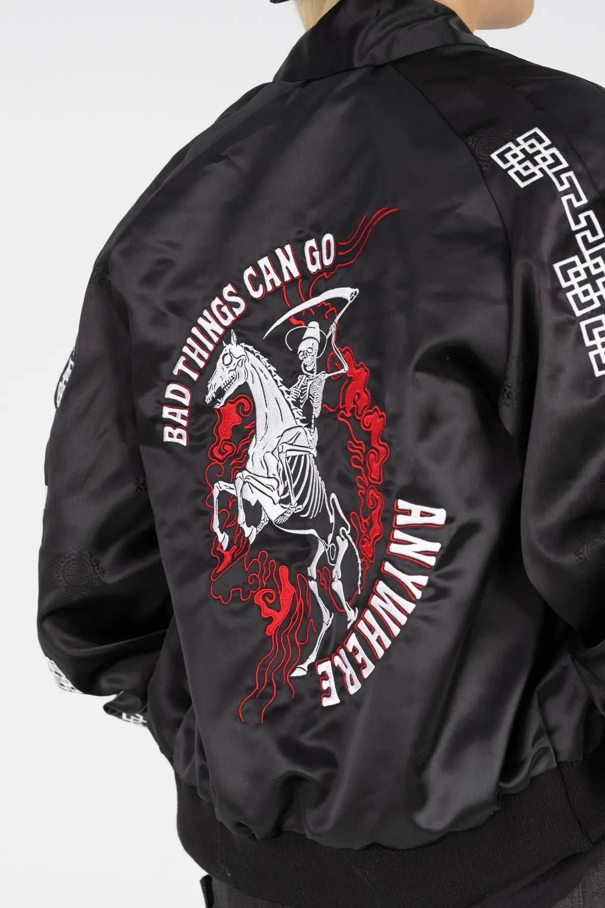 Bulgi' Unbridled Raw-Stitch Bomber