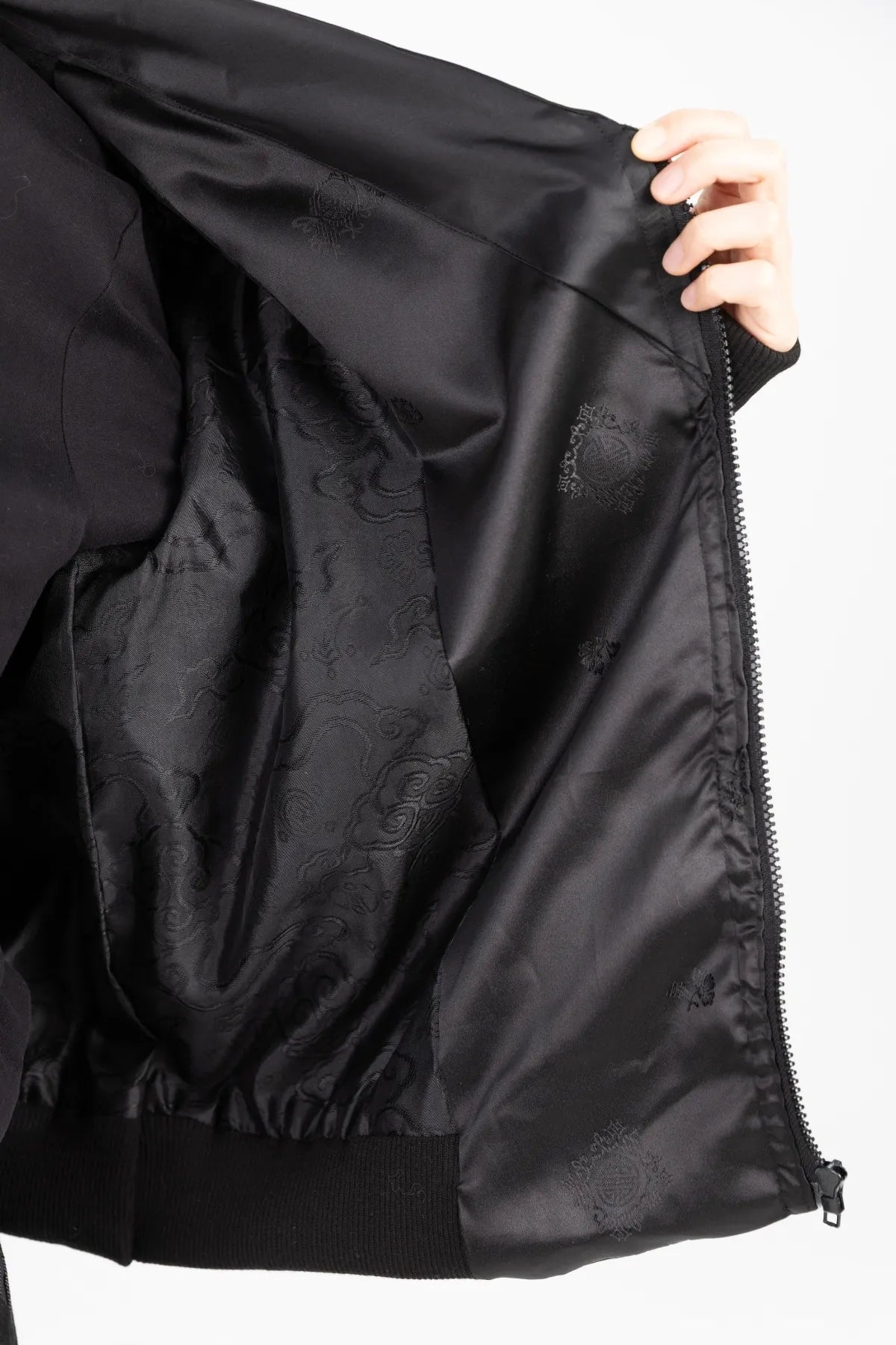 Bulgi' Unbridled Raw-Stitch Bomber