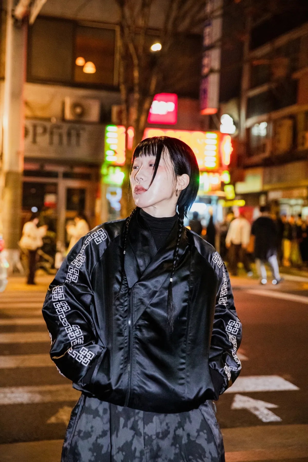 Bulgi' Unbridled Raw-Stitch Bomber