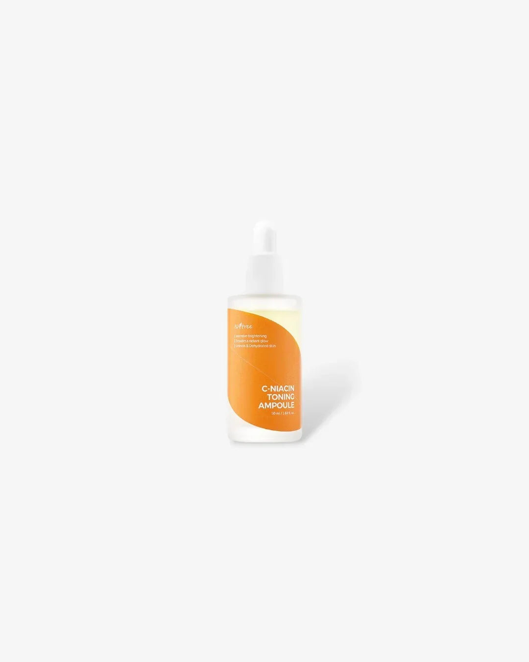 C-Niacin Toning Ampoule 50ml skincare serum bottle with orange label on white background