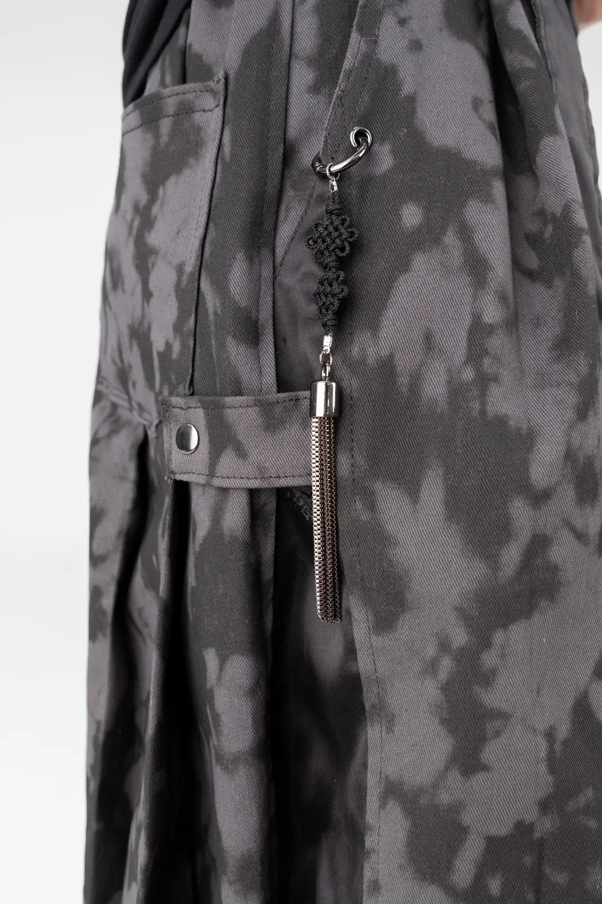 Camo-Hybrid Wide Pants