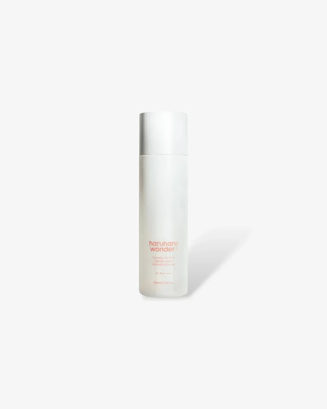 Haruharu Wonder Centella 3% PHA Gentle Liquid Exfoliating Serum bottle on white background
