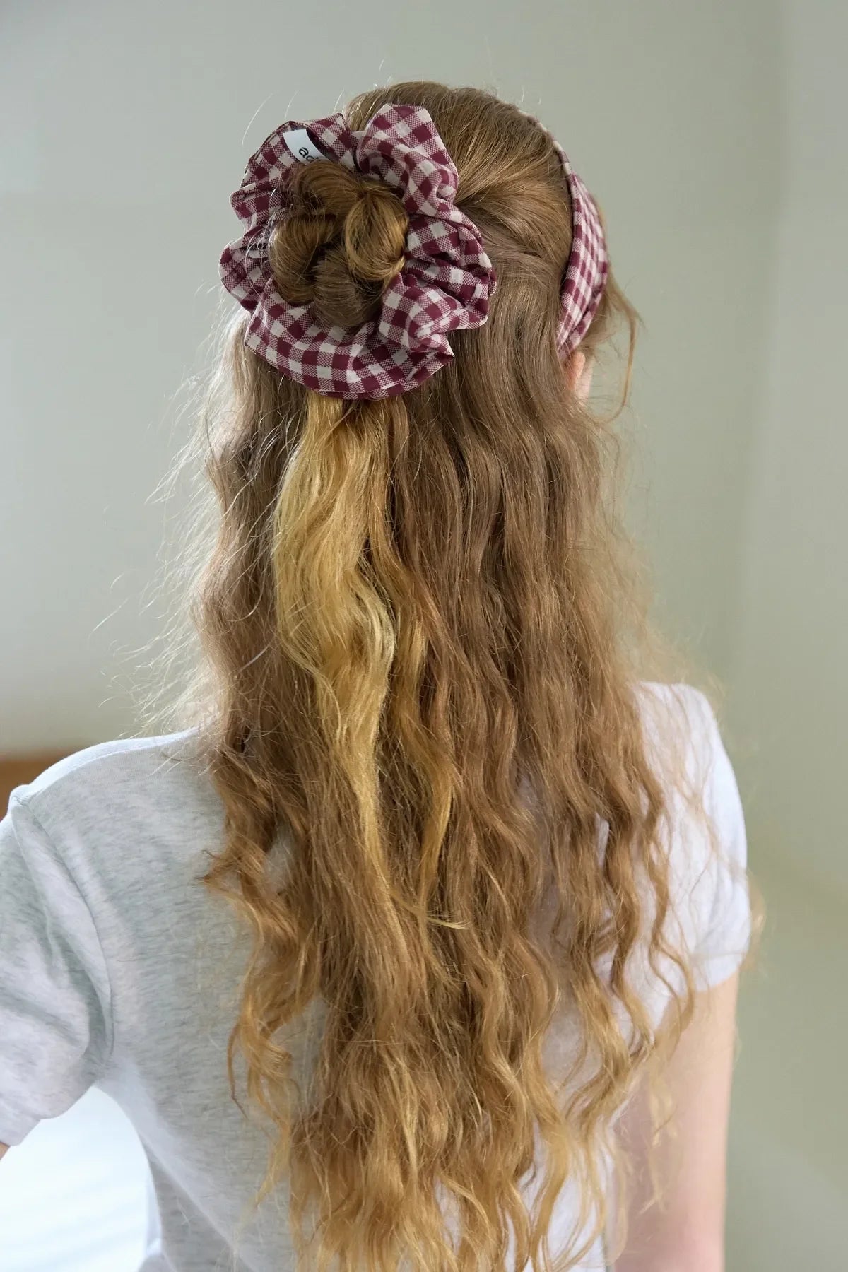 Check Scrunchie