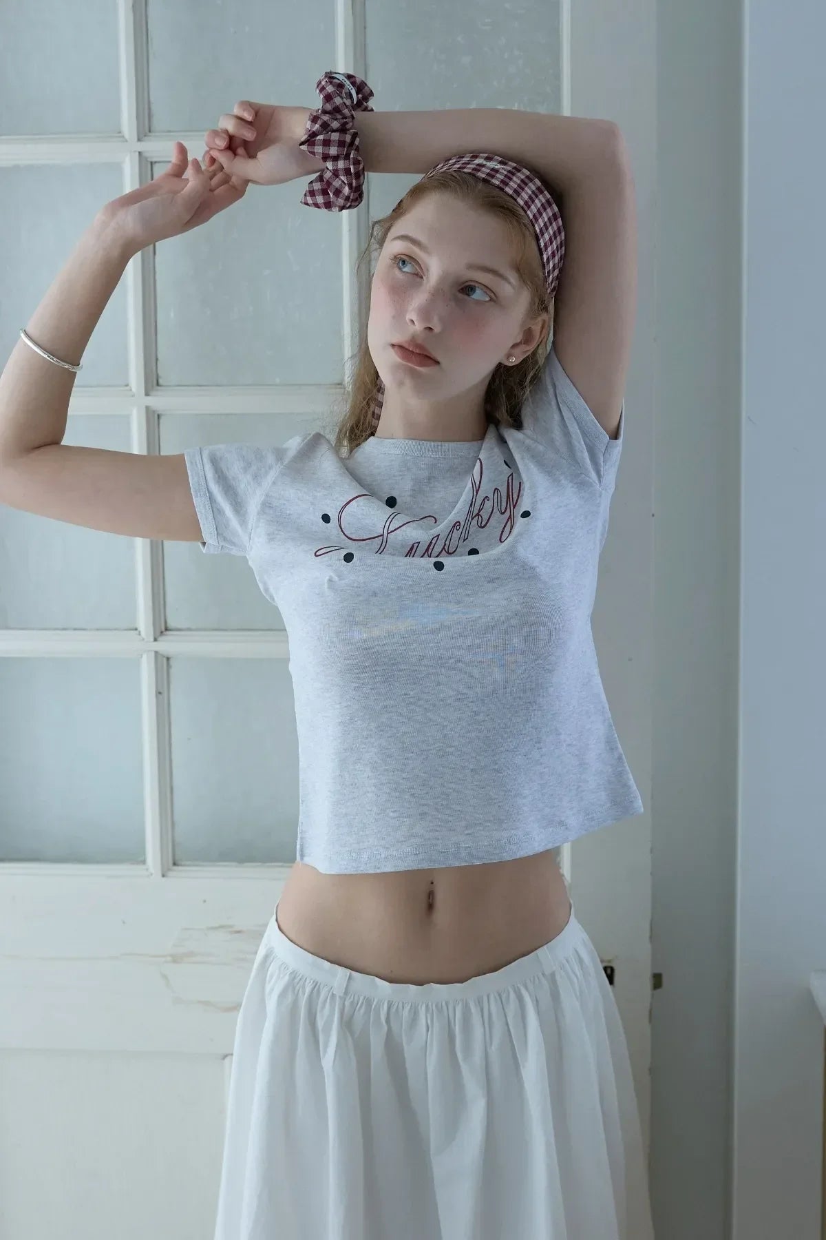 Check Scrunchie