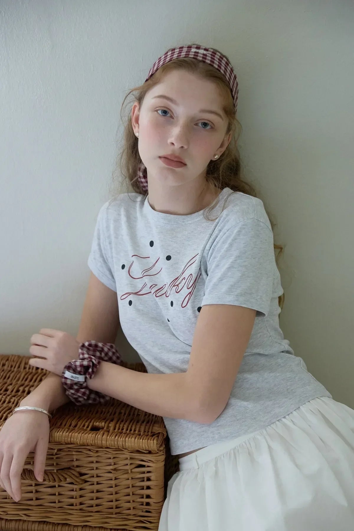 Check Scrunchie
