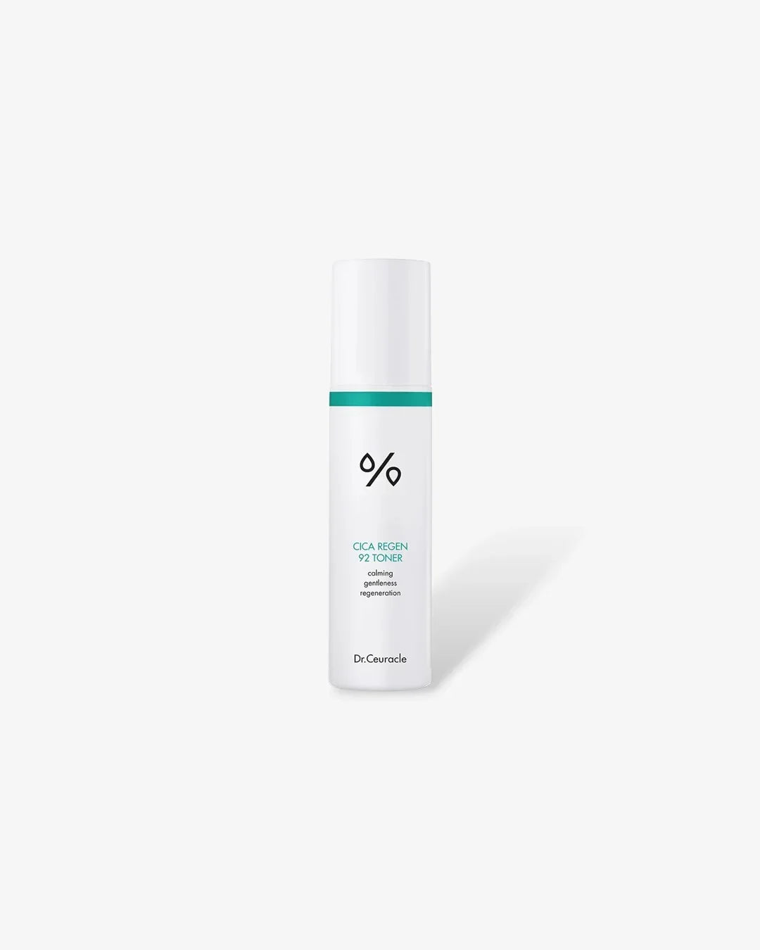 Dr.Ceuracle Cica Regen 92 Toner bottle with white and teal design on white background