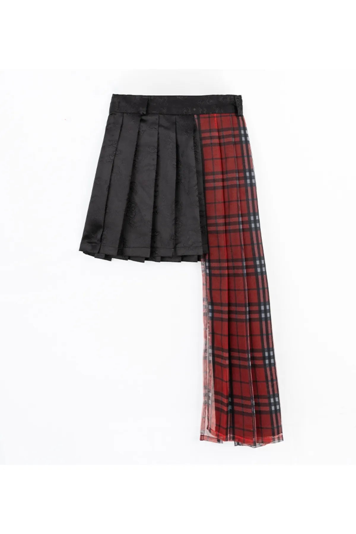 Cloud Brocade Mix Skirt