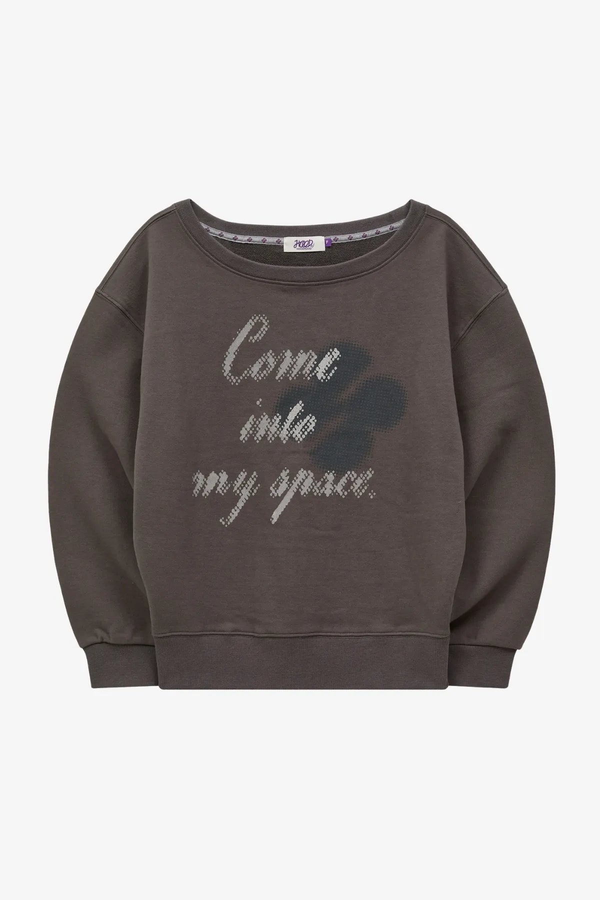 Clover Logo Off Shoulder Sweatshirt