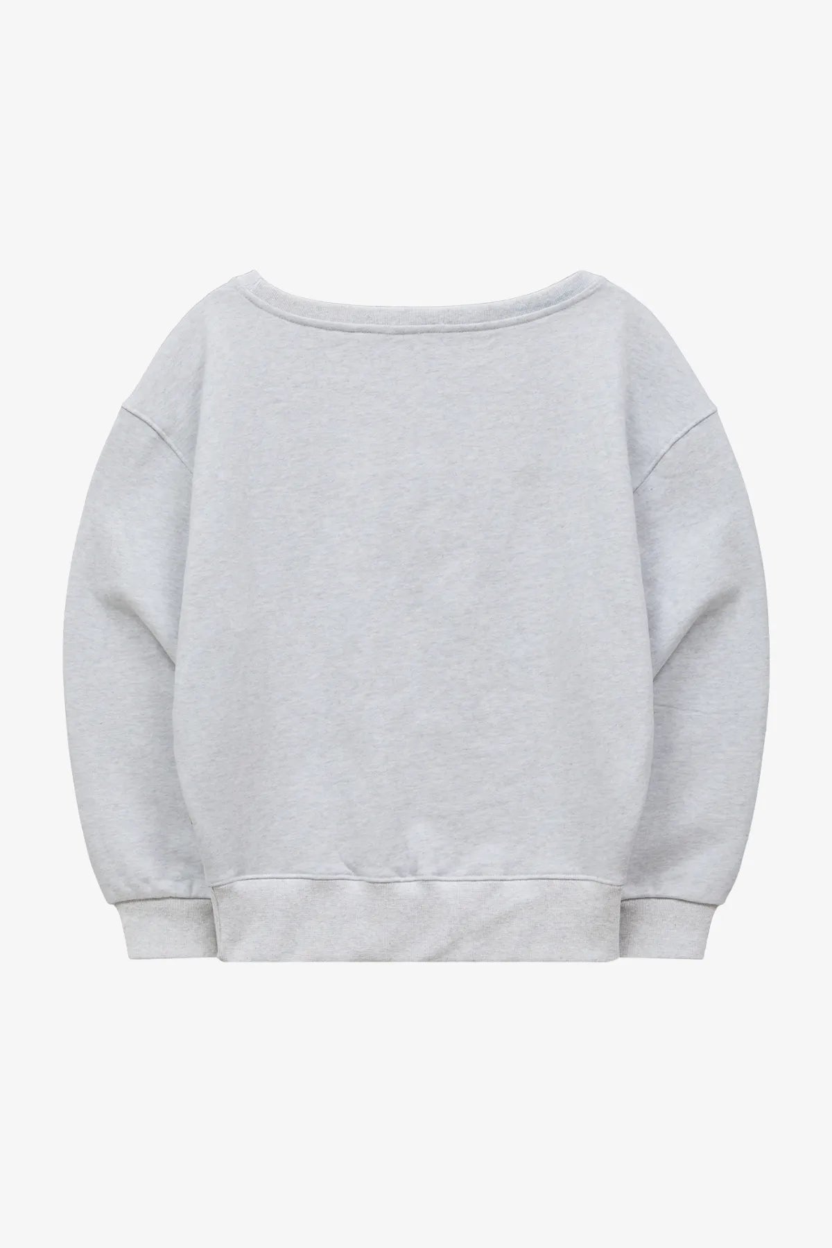 Clover Logo Off Shoulder Sweatshirt