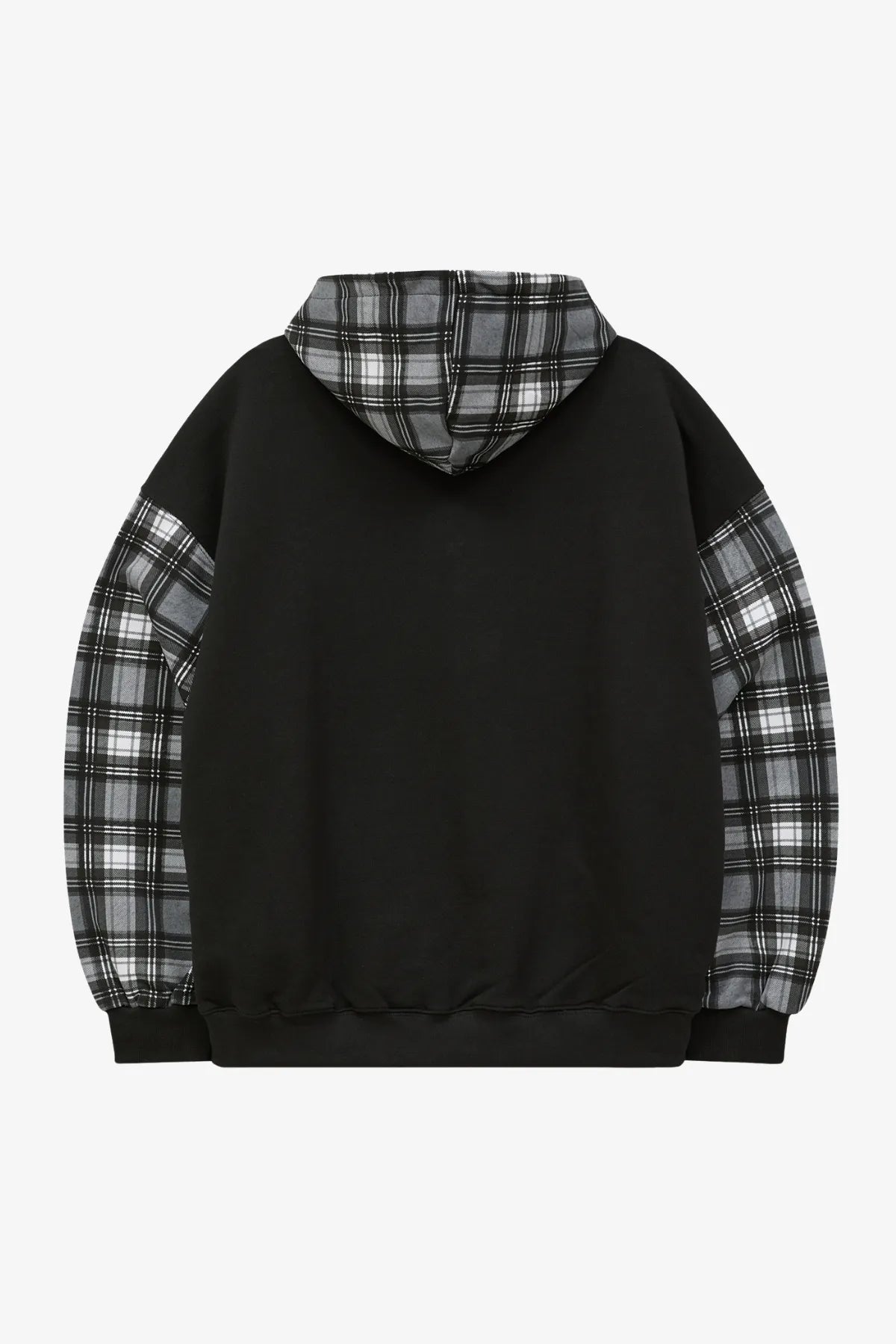 Colorblock Clover Check Hoodie