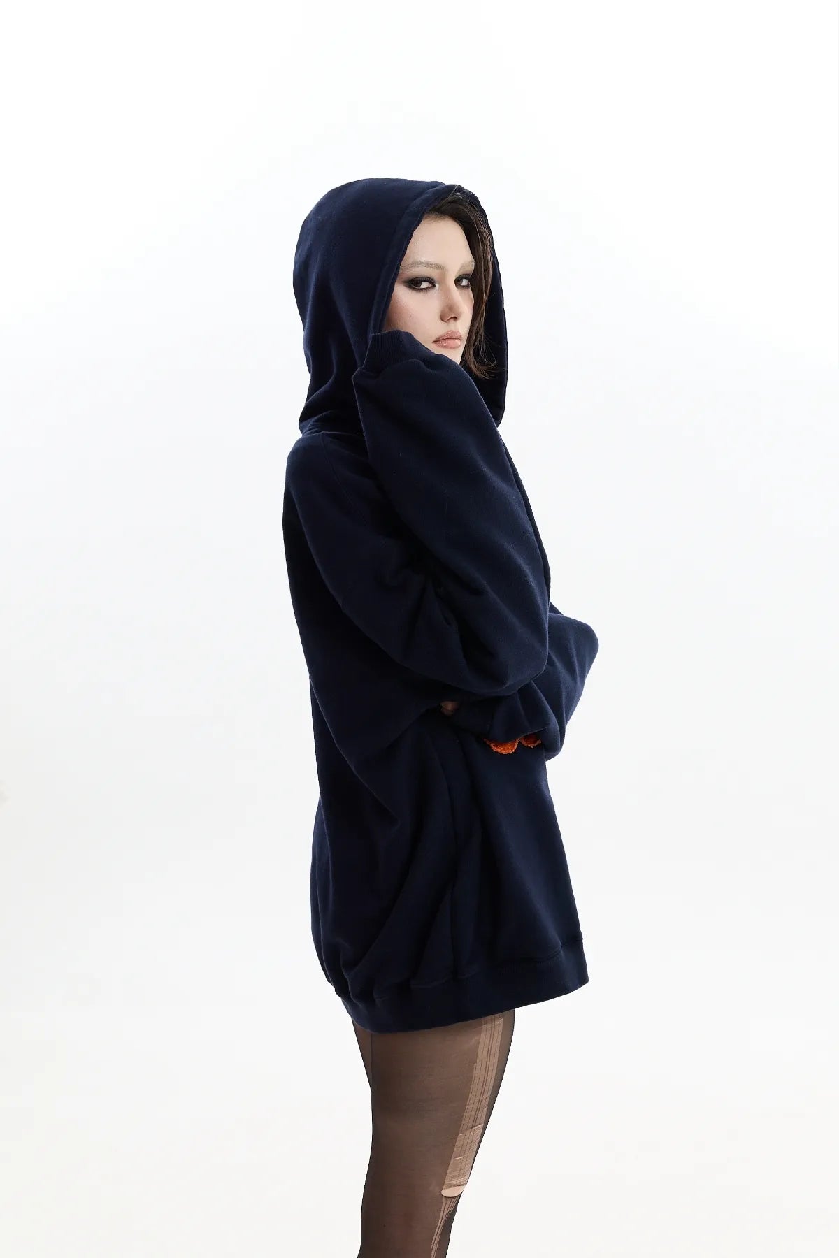 Come Closer Applique Hood Zip-Up