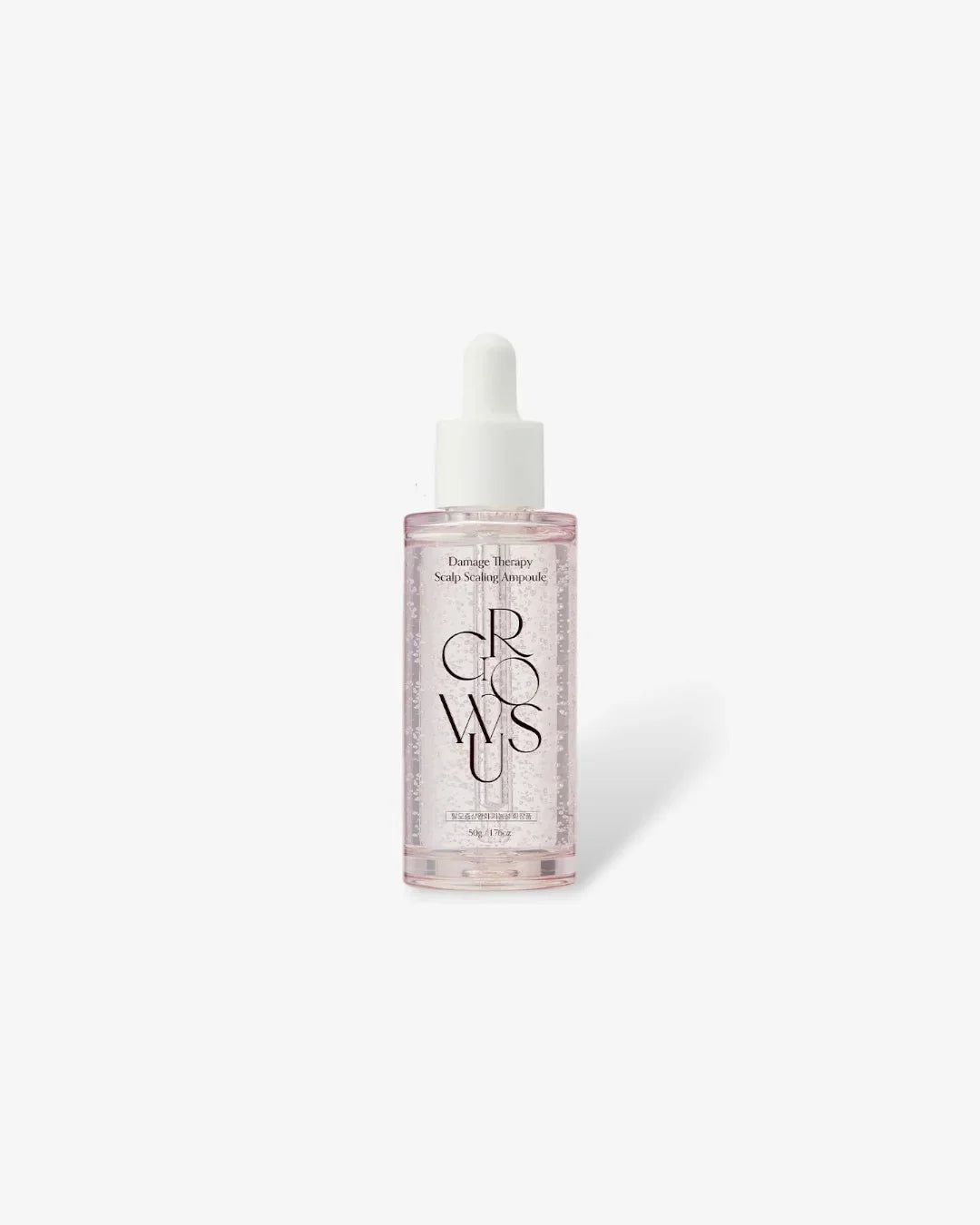 Damage Therapy Scalp Scaling Ampoule bottle with dropper on white background