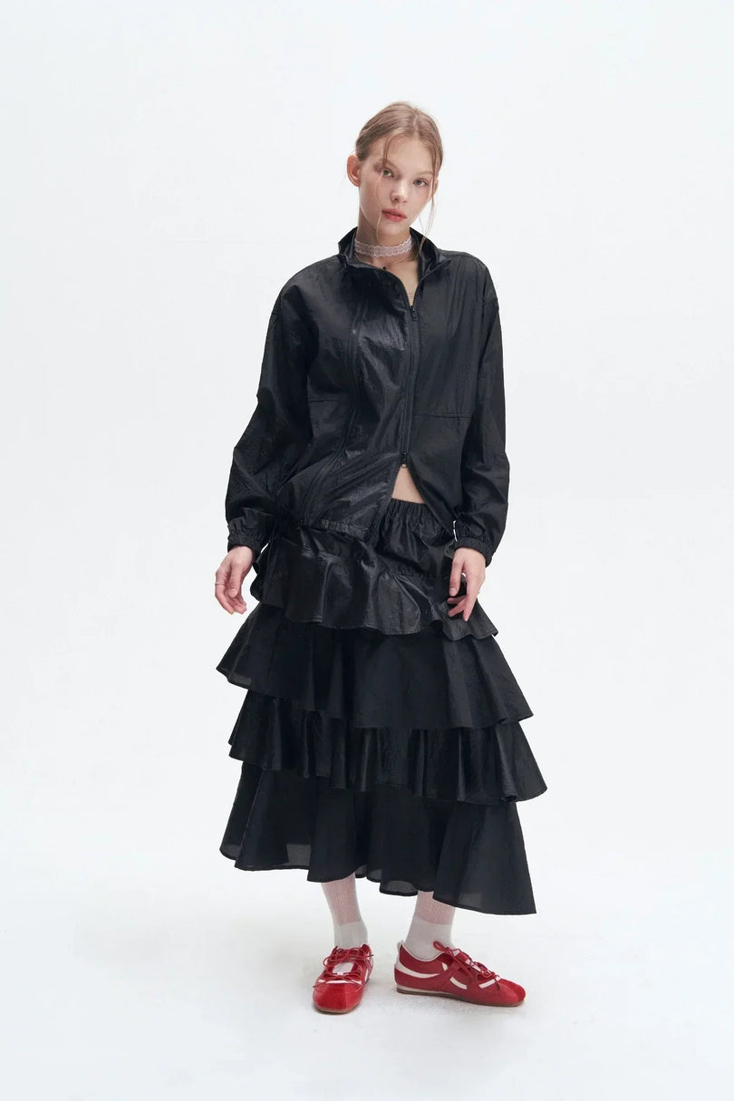 Threadvora black jacket