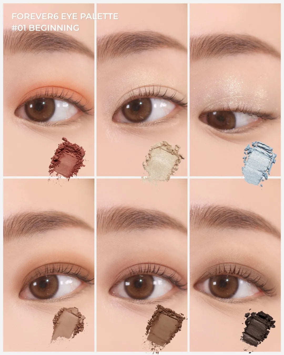 Forever6 Eye Palette (2 Colorways)