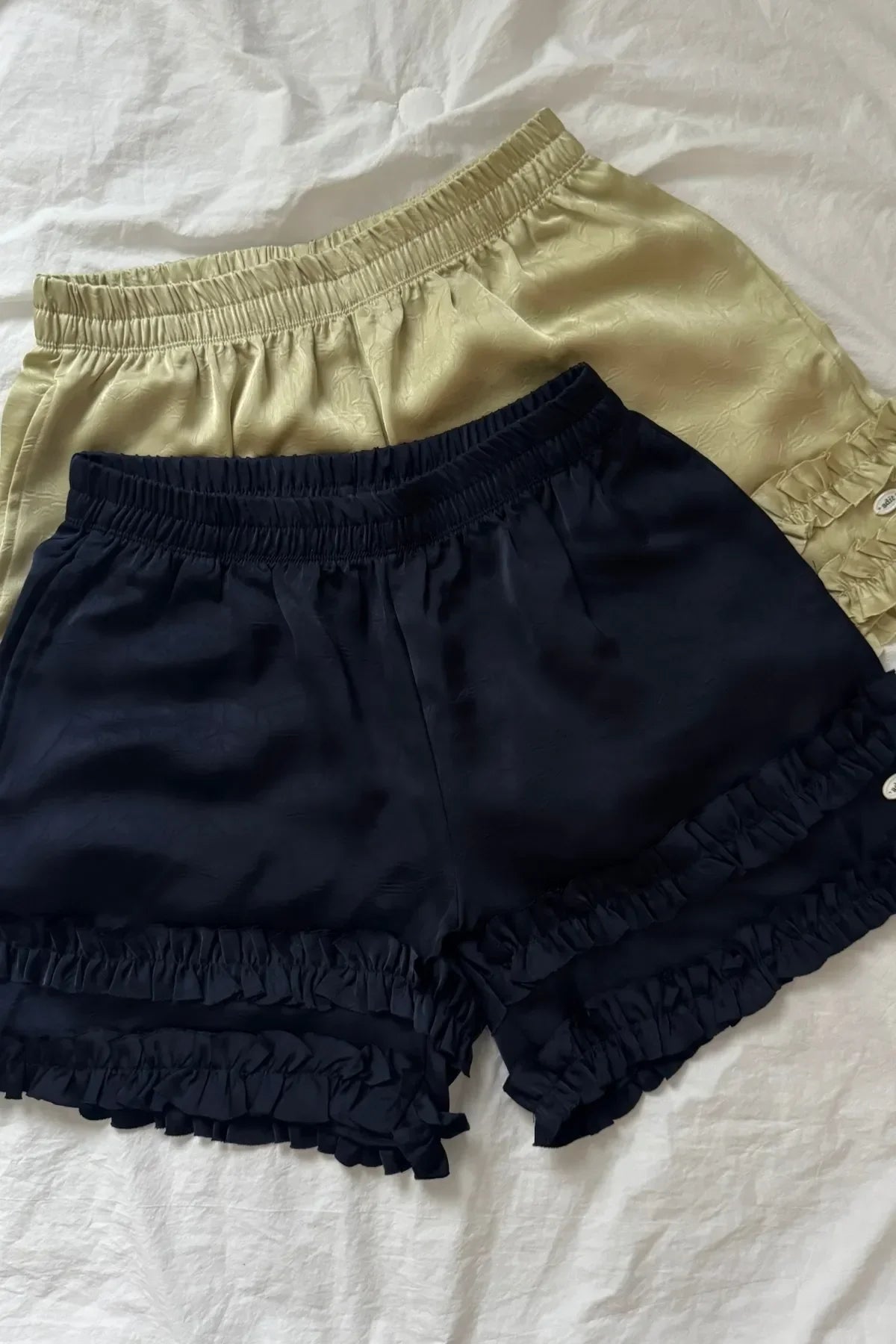 Frill Glossy Shorts