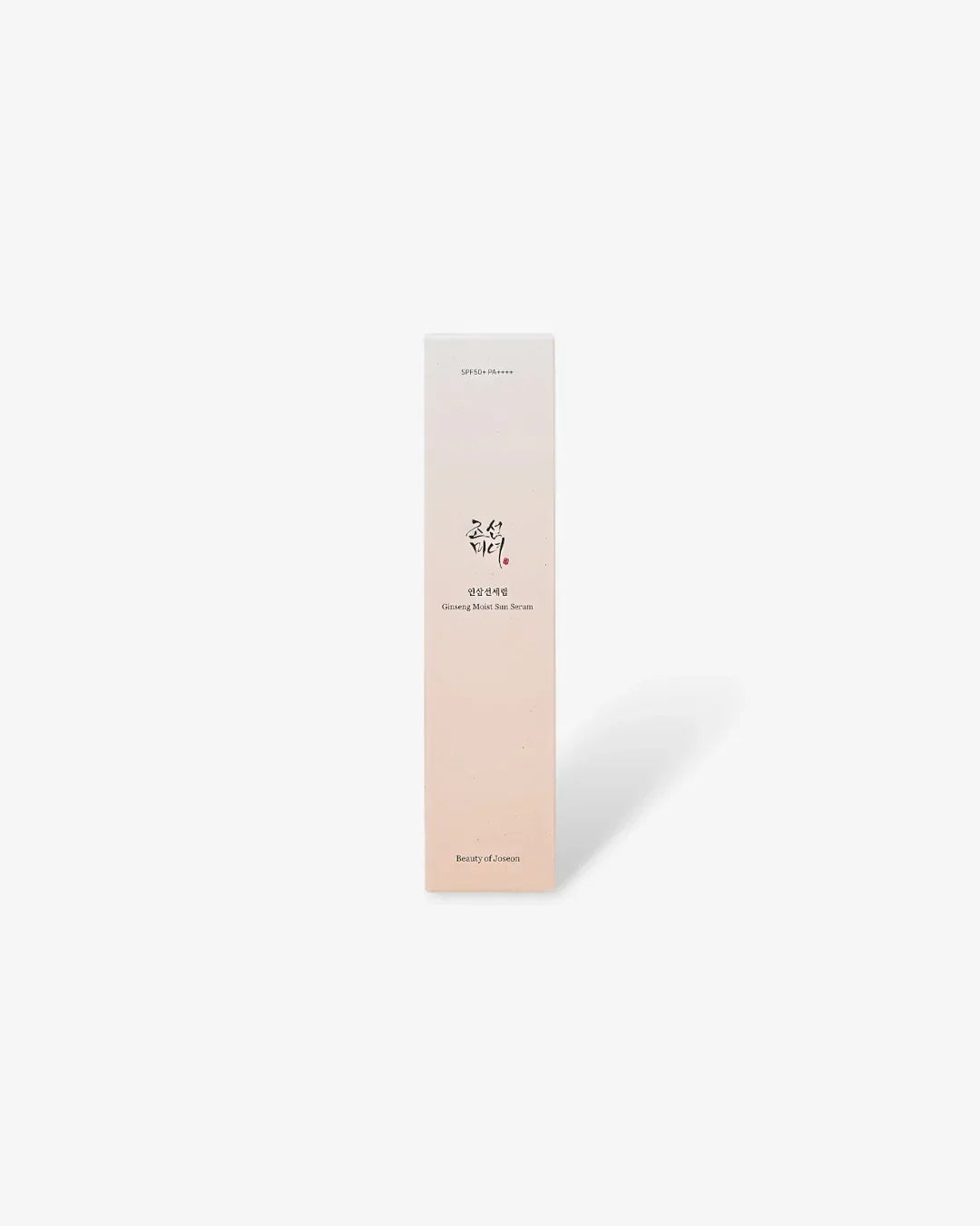 Beauty of Joseon Ginseng Moist Sun Serum 50ml packaging with SPF50+ PA++++ on white background