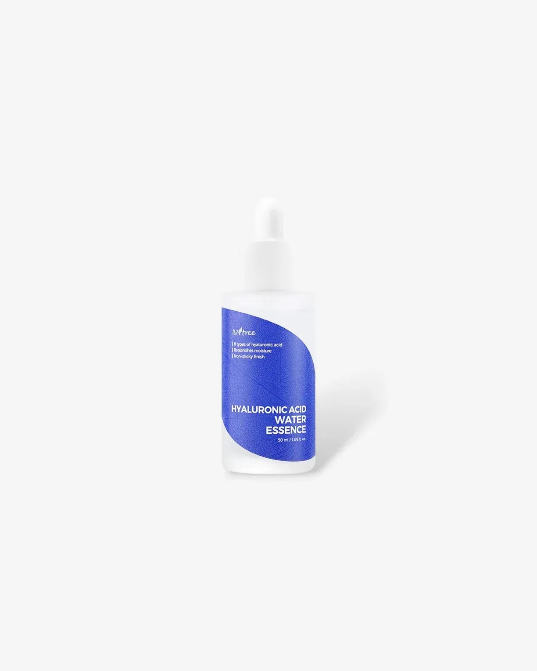 Isntree Hyaluronic Acid Water Essence 50ml bottle with blue label on white background