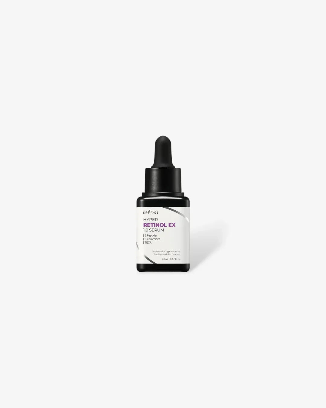 Isntree Hyper Retinol EX 1.0 Serum bottle with dropper for anti-aging skincare