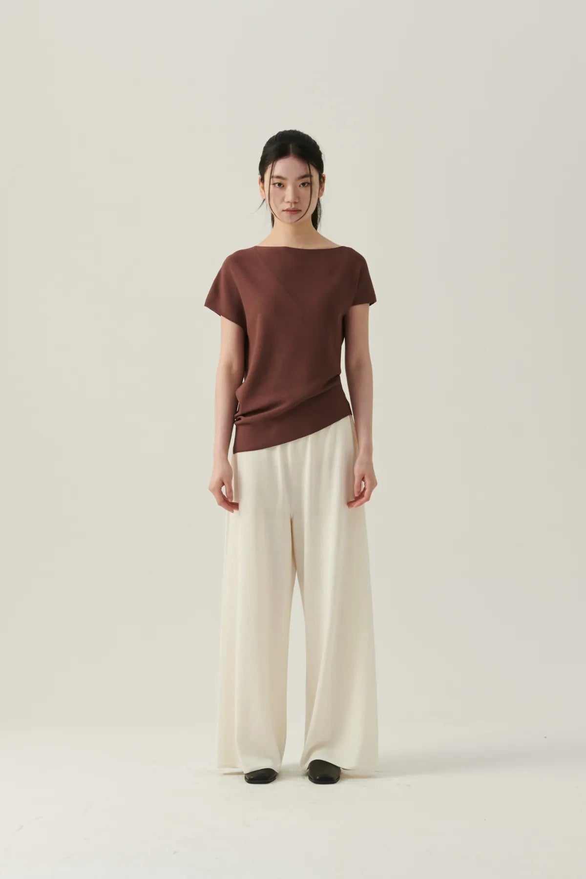 Layered Boat Neck Top