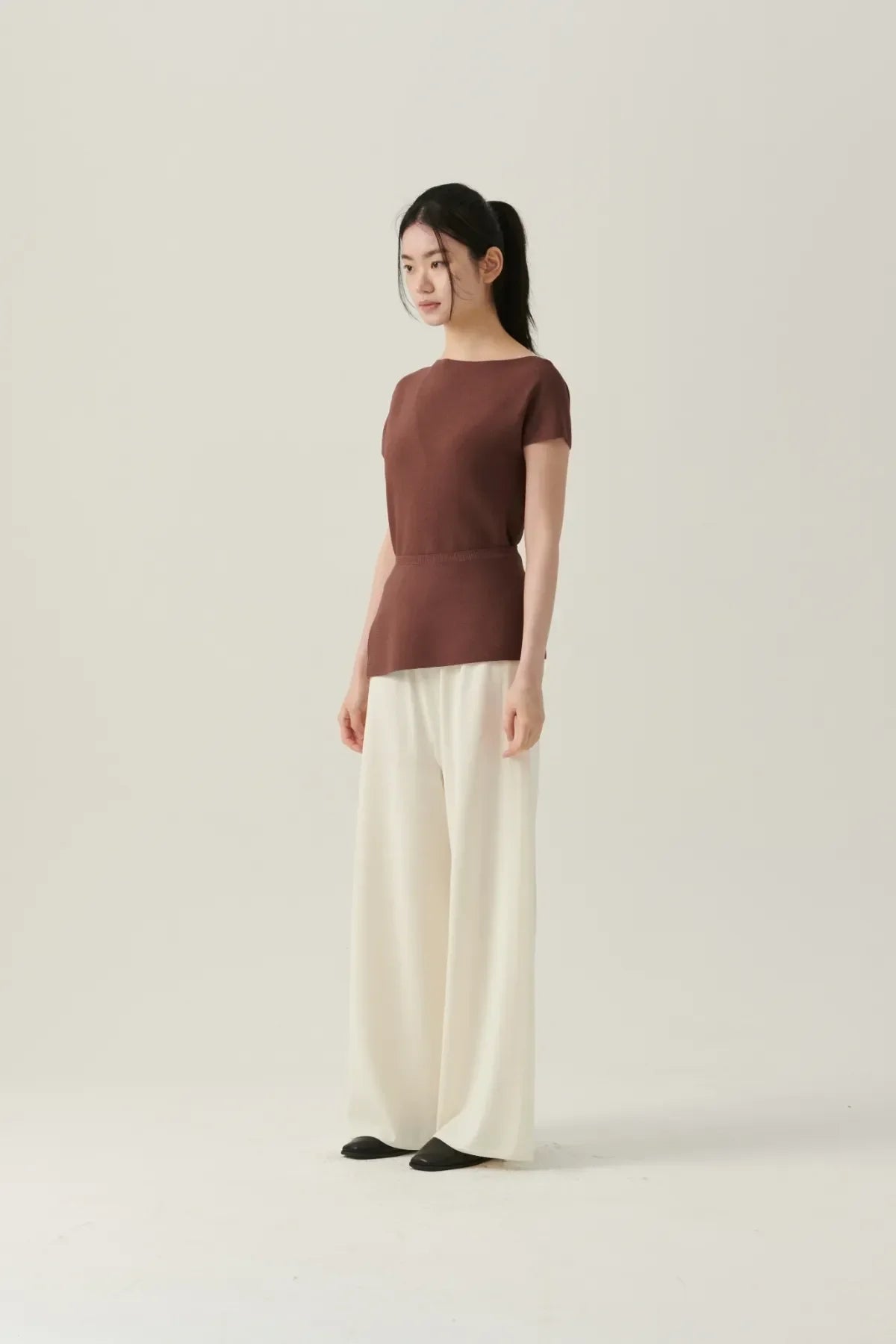 Layered Boat Neck Top