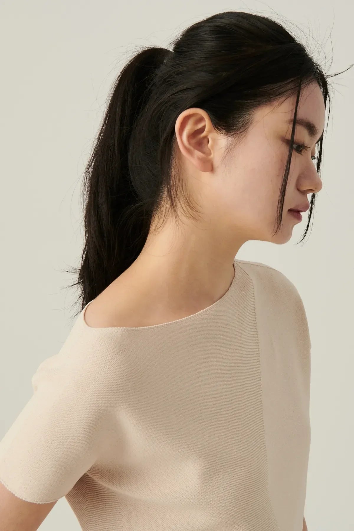 Layered Boat Neck Top