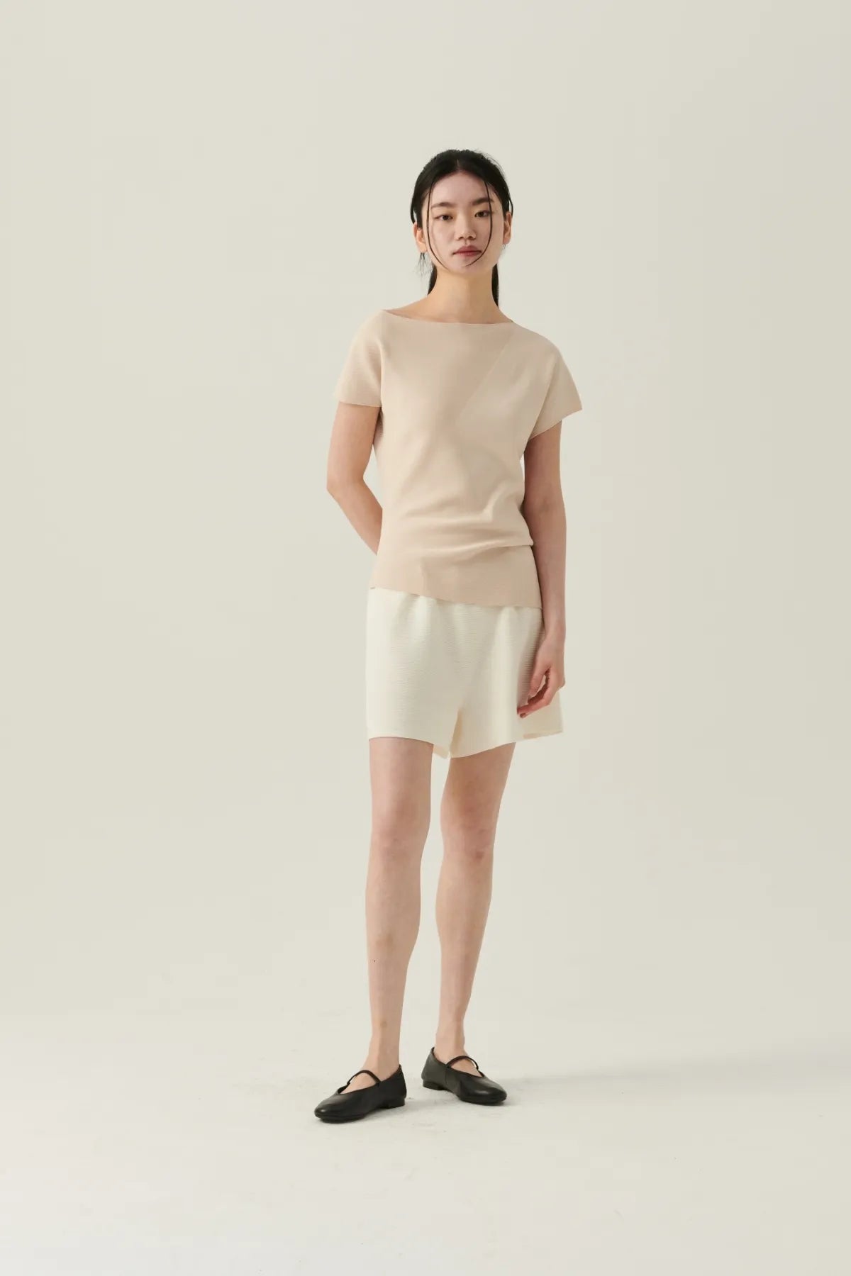 Layered Boat Neck Top