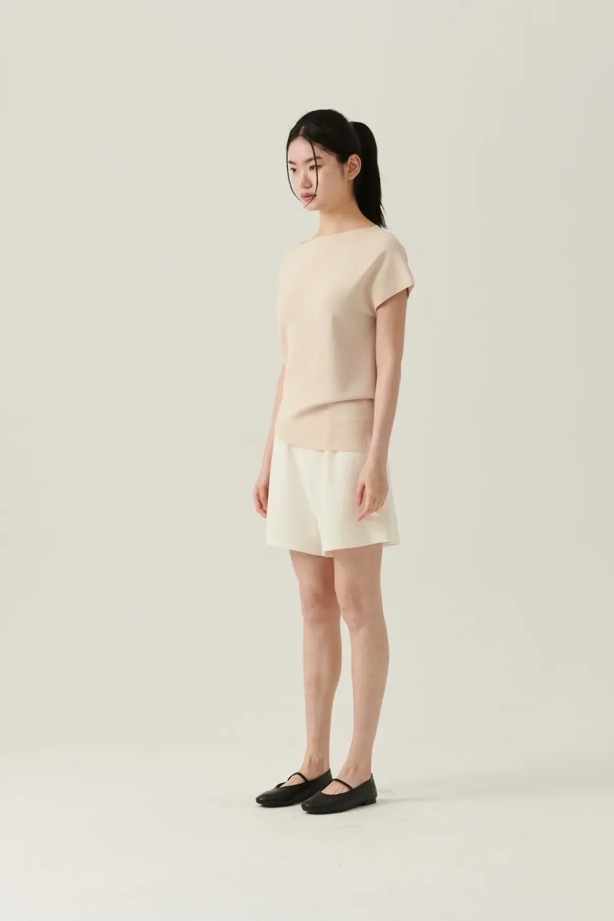 Layered Boat Neck Top