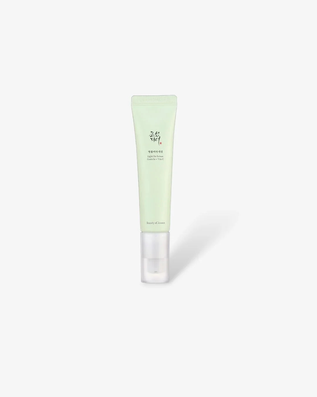 Beauty of Joseon Light On Serum Centella Vita C 30ml Korean skincare tube on white background