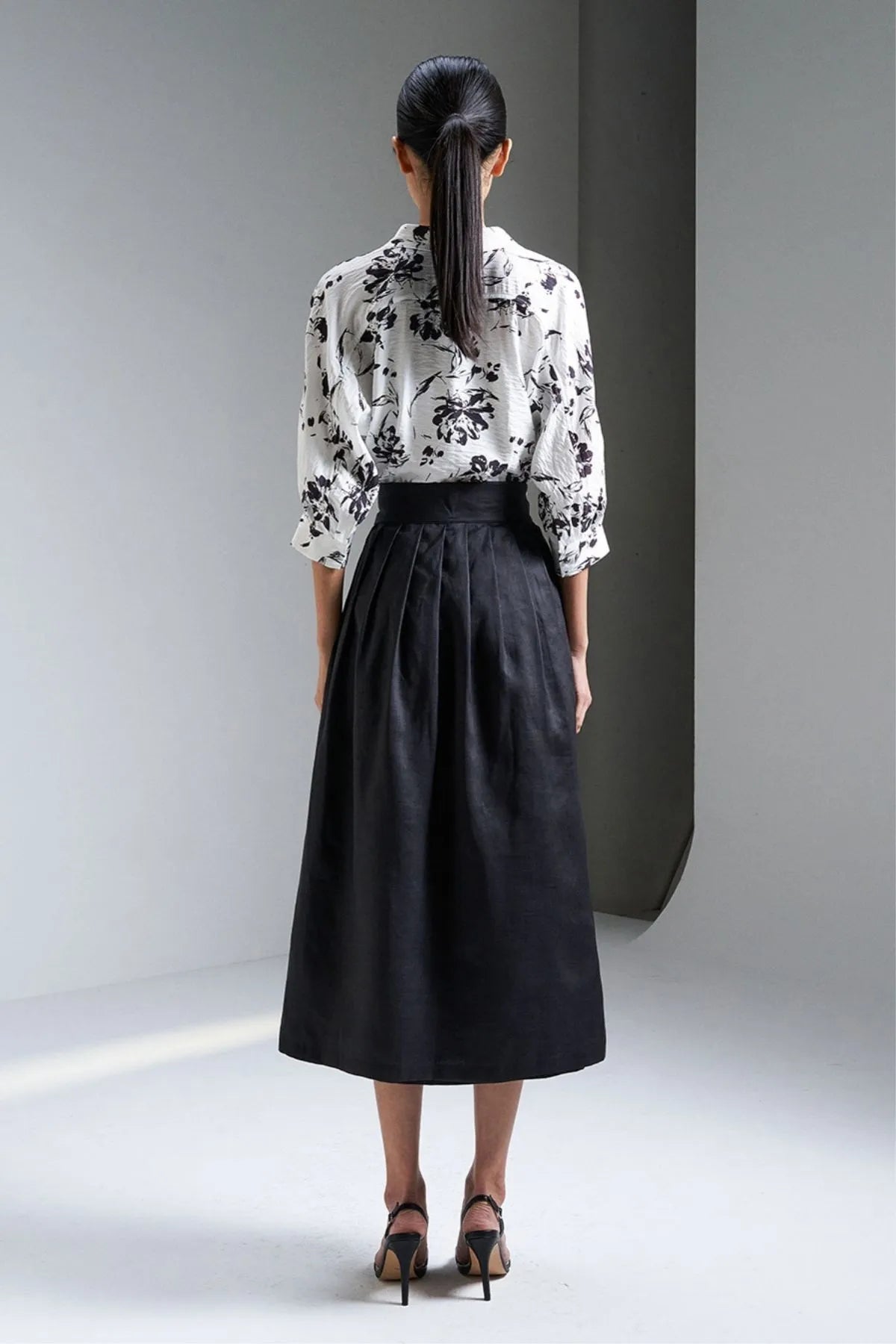 Linen Wrap Skirt