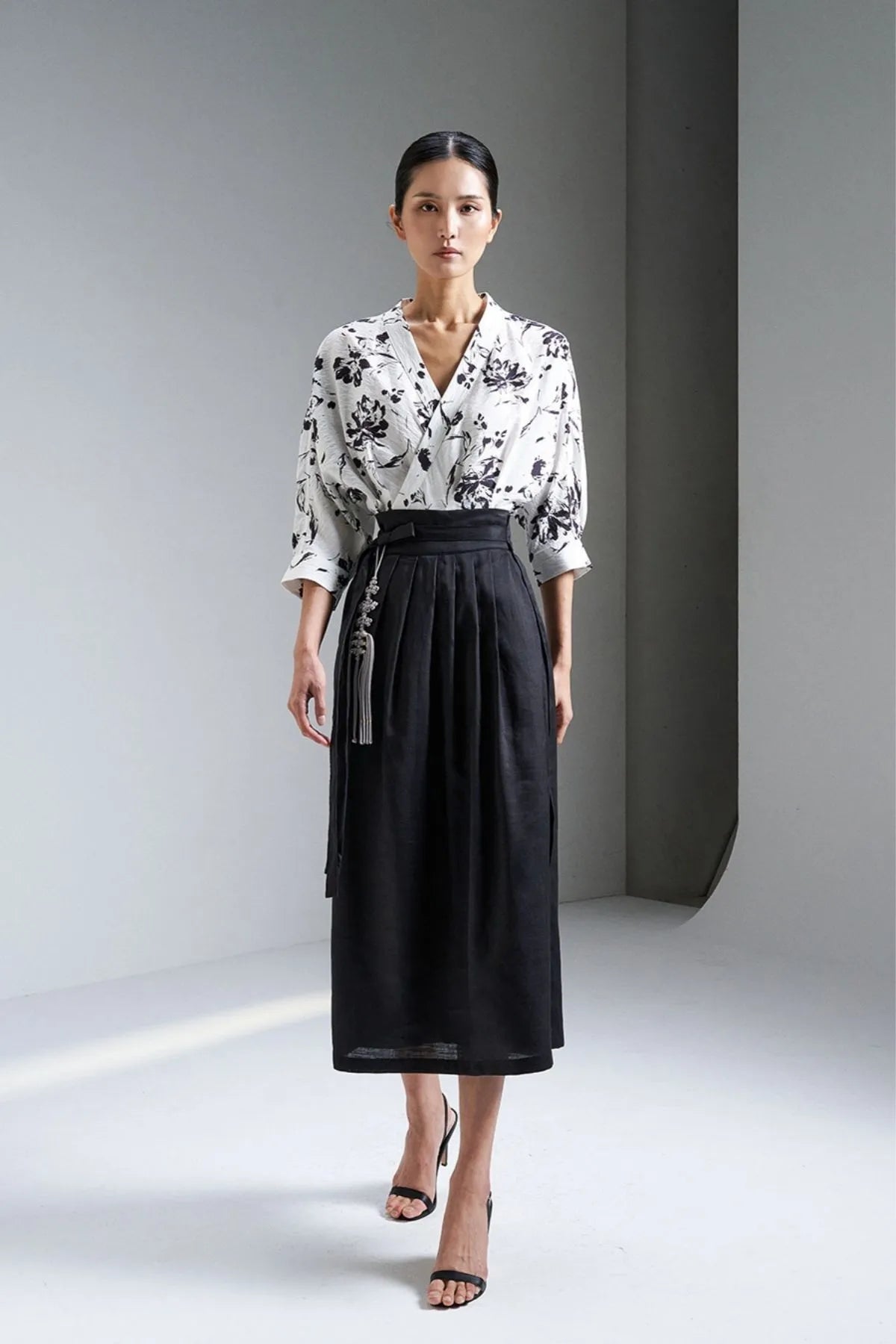 Linen Wrap Skirt