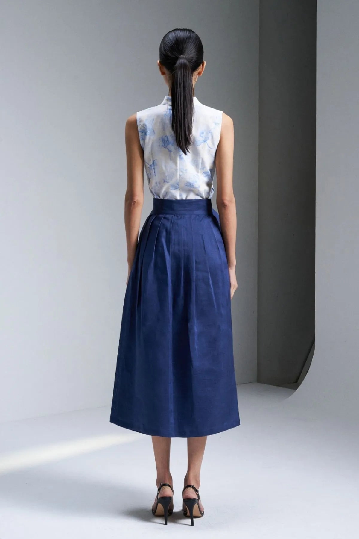 Linen Wrap Skirt