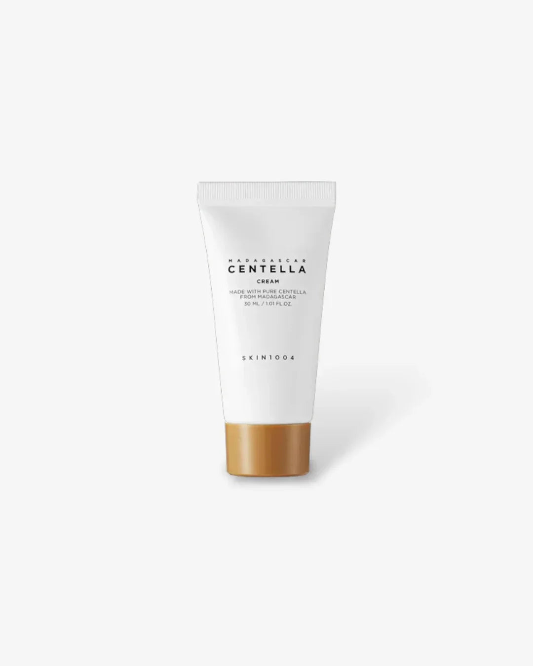 Skin1004 Madagascar Centella cream 30ml tube with brown cap on white background