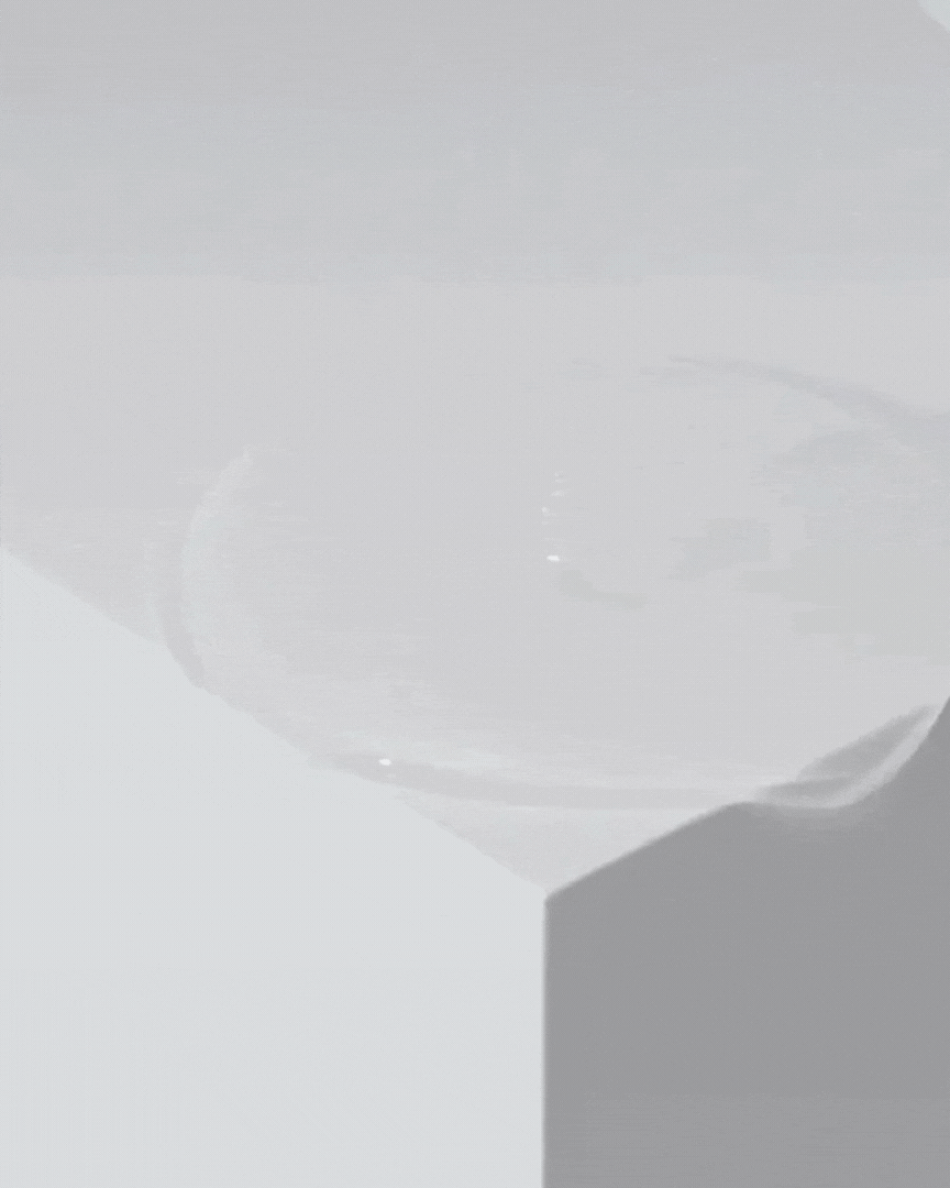 Clear Madagascar Centella Tone Brightening Cleansing Gel Foam 125ml with smooth gel texture on white surface