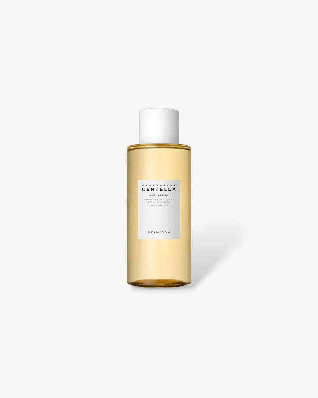 Madagascar Centella Toning Toner 400ml bottle with white cap on white background